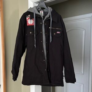 Dickies Black and Gray Men's Shirt Jacket